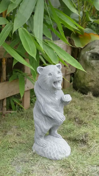 Artikelbild 2 des Artikels “Stehender Bär auf 2 Beinen, 41 cm Höhe | Steinguss “